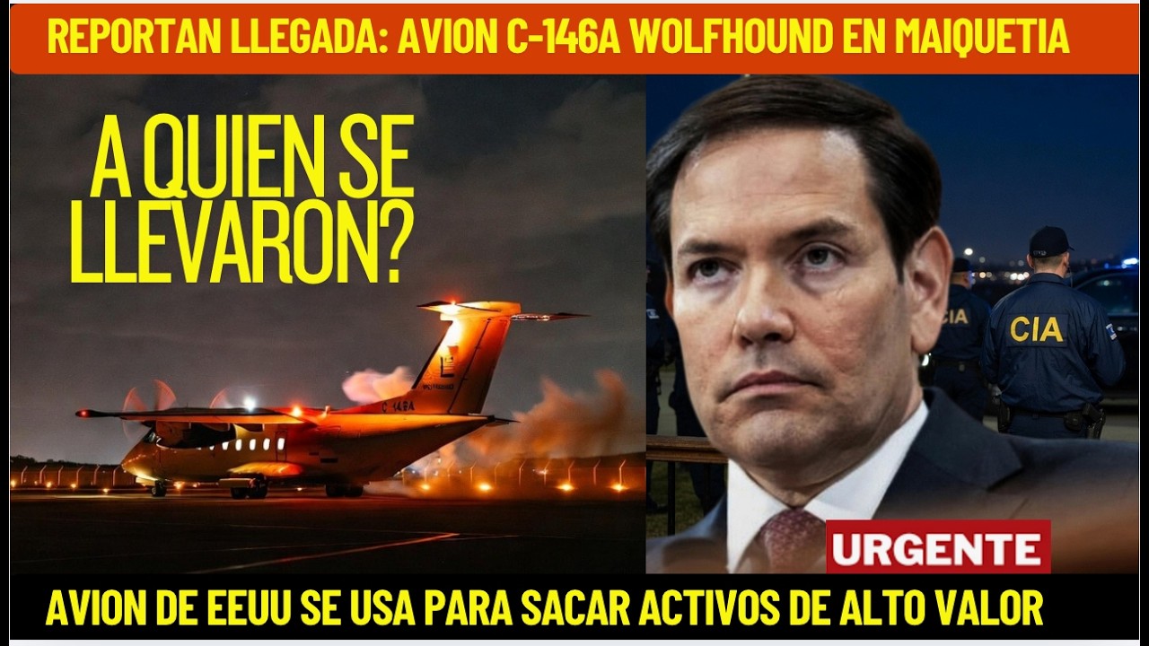 AVION C-146A WOLFHOUND LLEGO A MAIQUETIA: ¿A QUIEN SE LLEVARON?