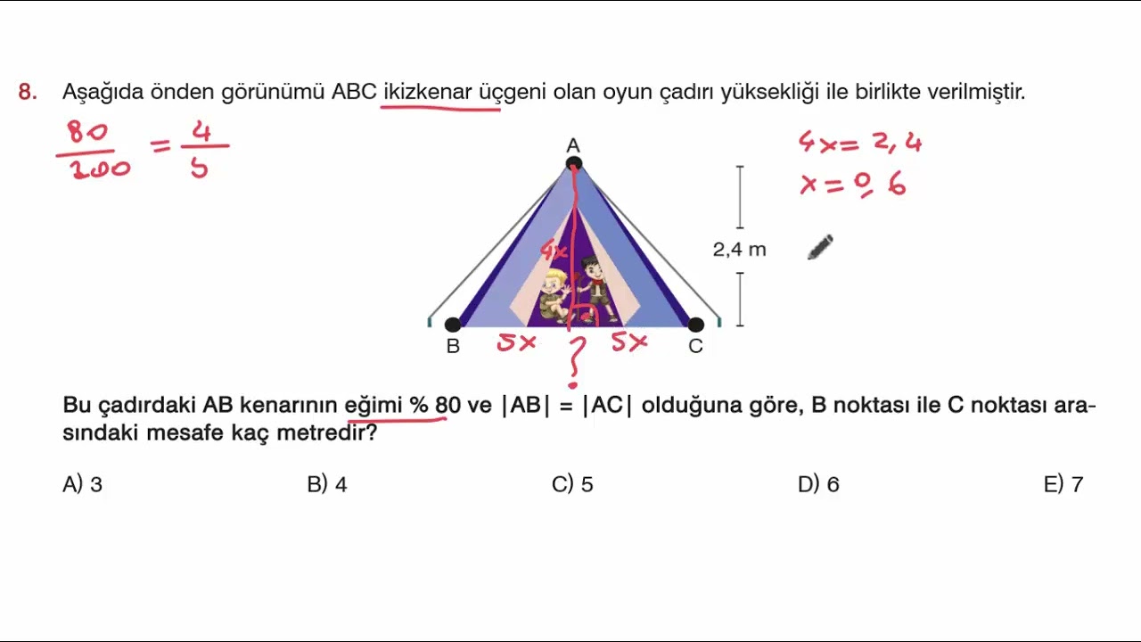TALES 8. SINIF ÖRNEK SORULARIN ÇÖZÜMÜ