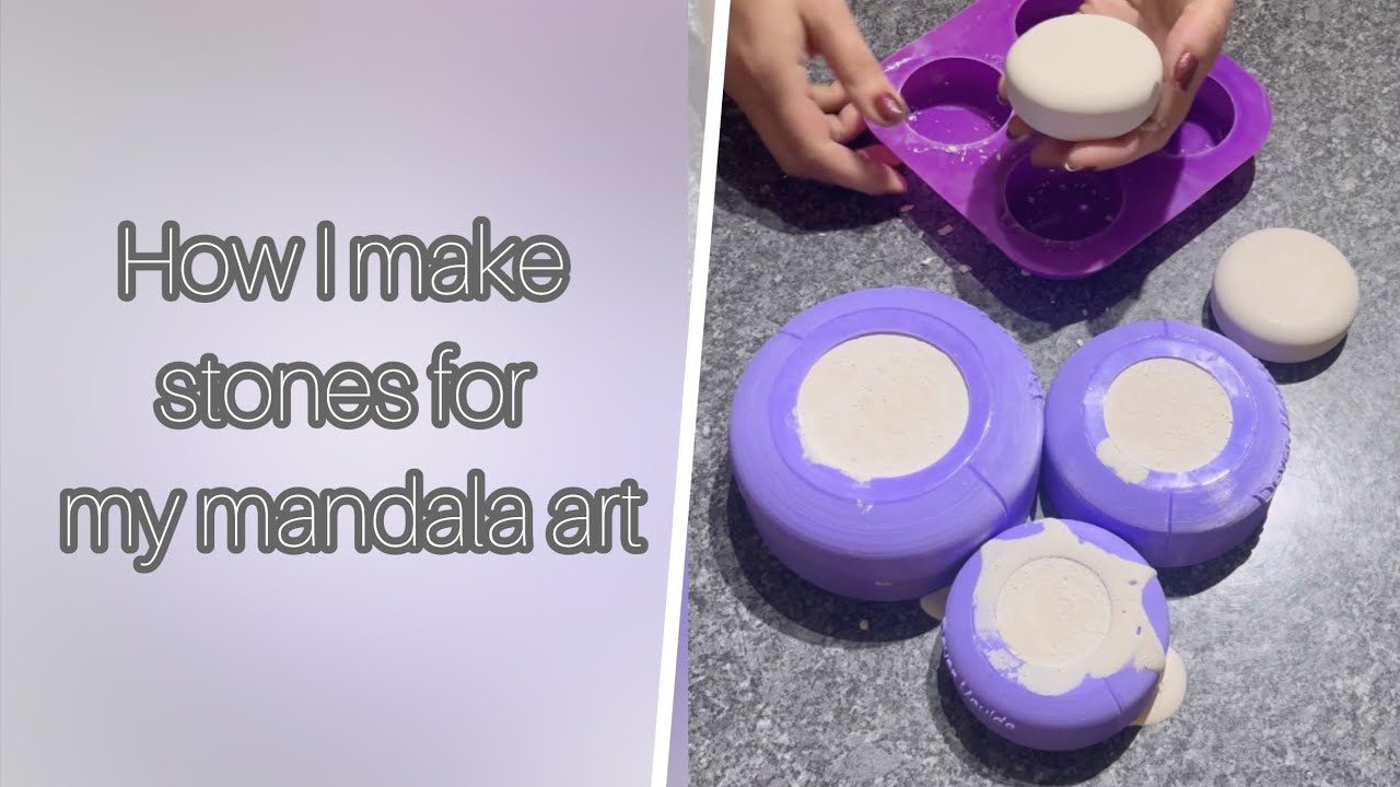 How to make stones for Mandalas - making a stone for mandala