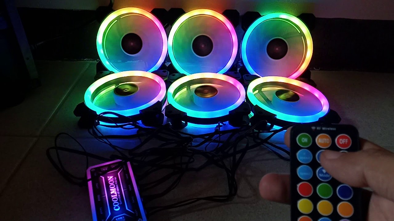 COOLMOON RBG FAN | UNBOXING, TESTING, & INSTALLATION
