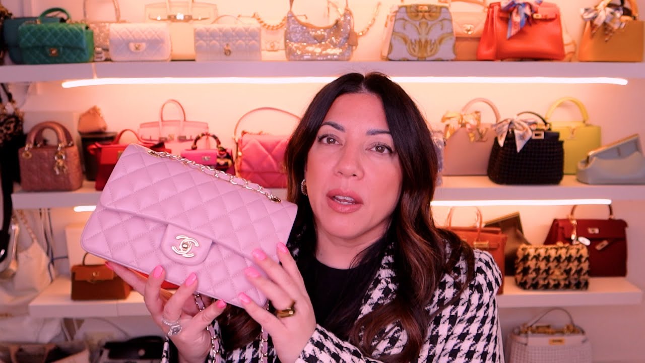 CHANEL CLASSIC FLAP DUSTY PINK BAG | Naomi Peris