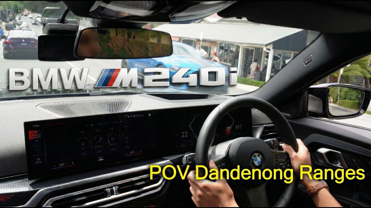 pov: bmw m240i on a group cruise to silvan dam lookout | dandenong ranges melbourne 4K