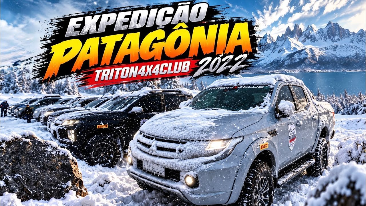 CHEGAMOS NA NEVE ❄️ Expedição Patagônia Triton4x4Club 2022 [vídeo 1]