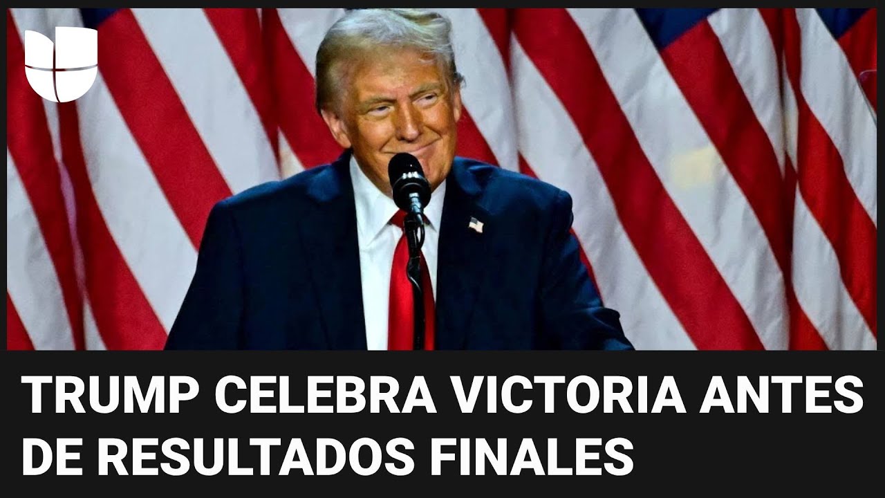 Trump se declara ganador de las elecciones: 