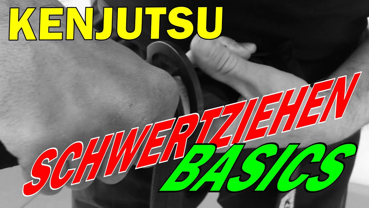 Battojutsu, Iaijutsu, Kenjutsu, Schwertziehen