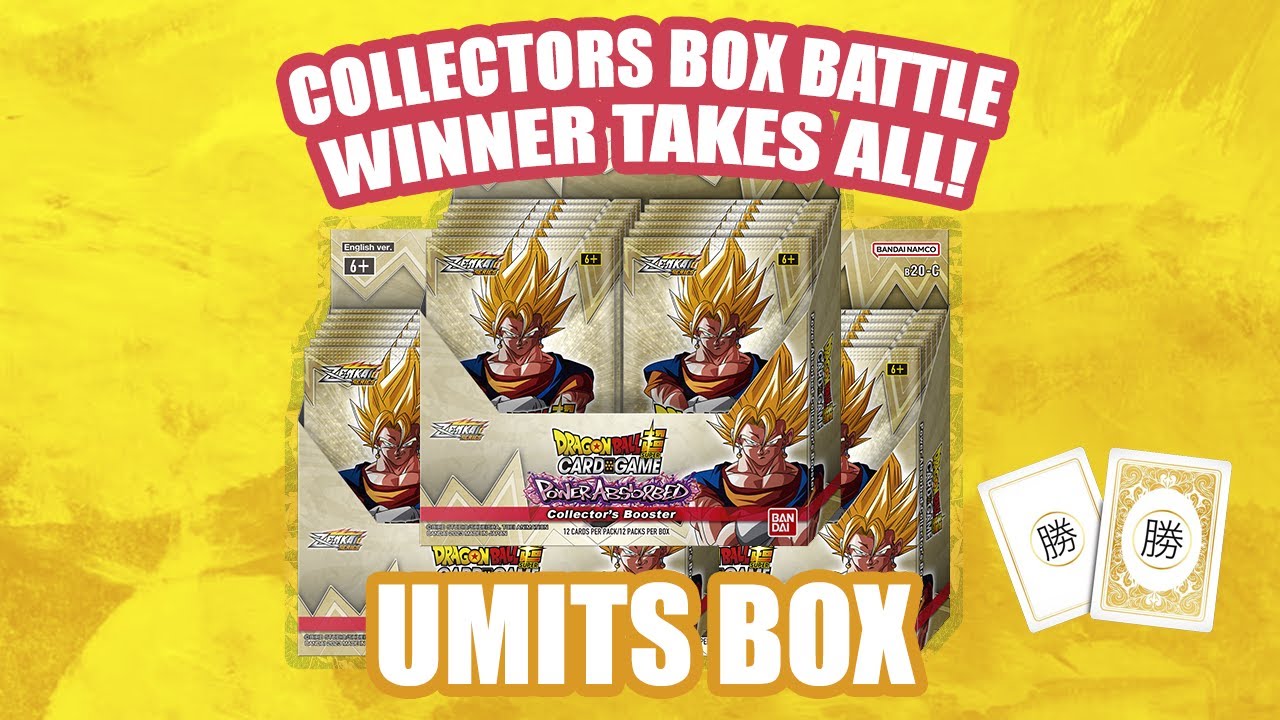 DBS Collectors Box Opening! WINNER TAKES ALL?! Umits Box! - Dragon Ball Super Card Game