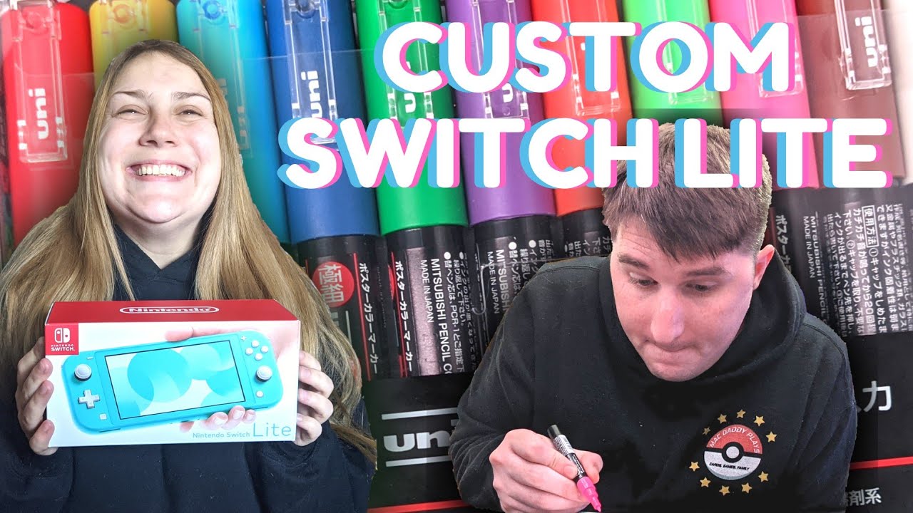 I Custom Painted a Switch Lite for my Wife