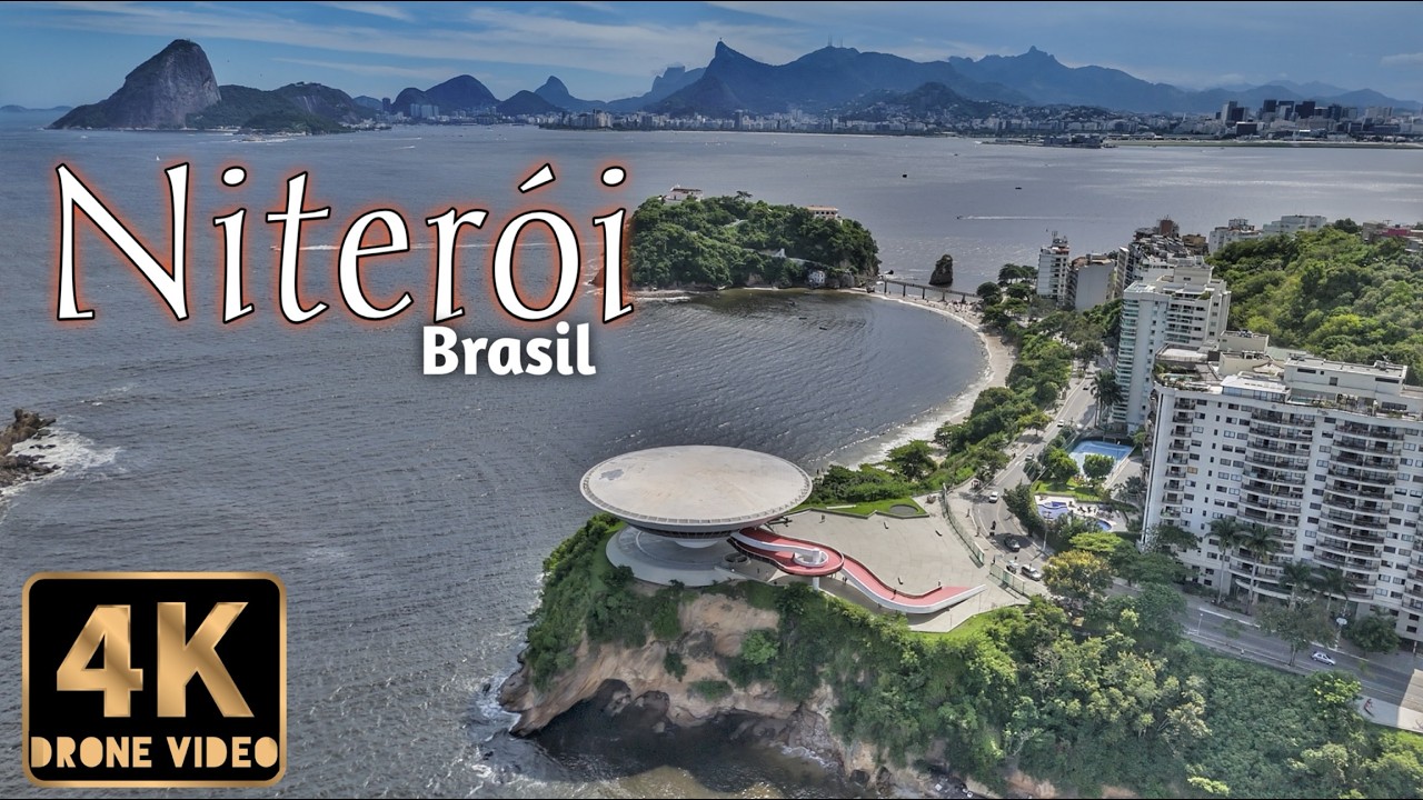 Niterói, Rio de Janeiro, Brasil 4k drone