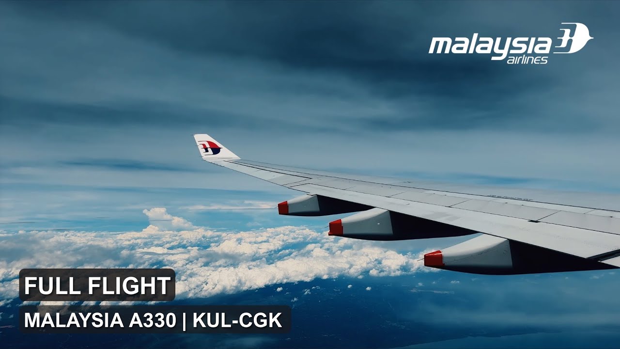 🇲🇾 Kuala KUL - Jakarta CGK 🇮🇩 Malaysia A330 FULL FLIGHT (Ep.48) ✈️