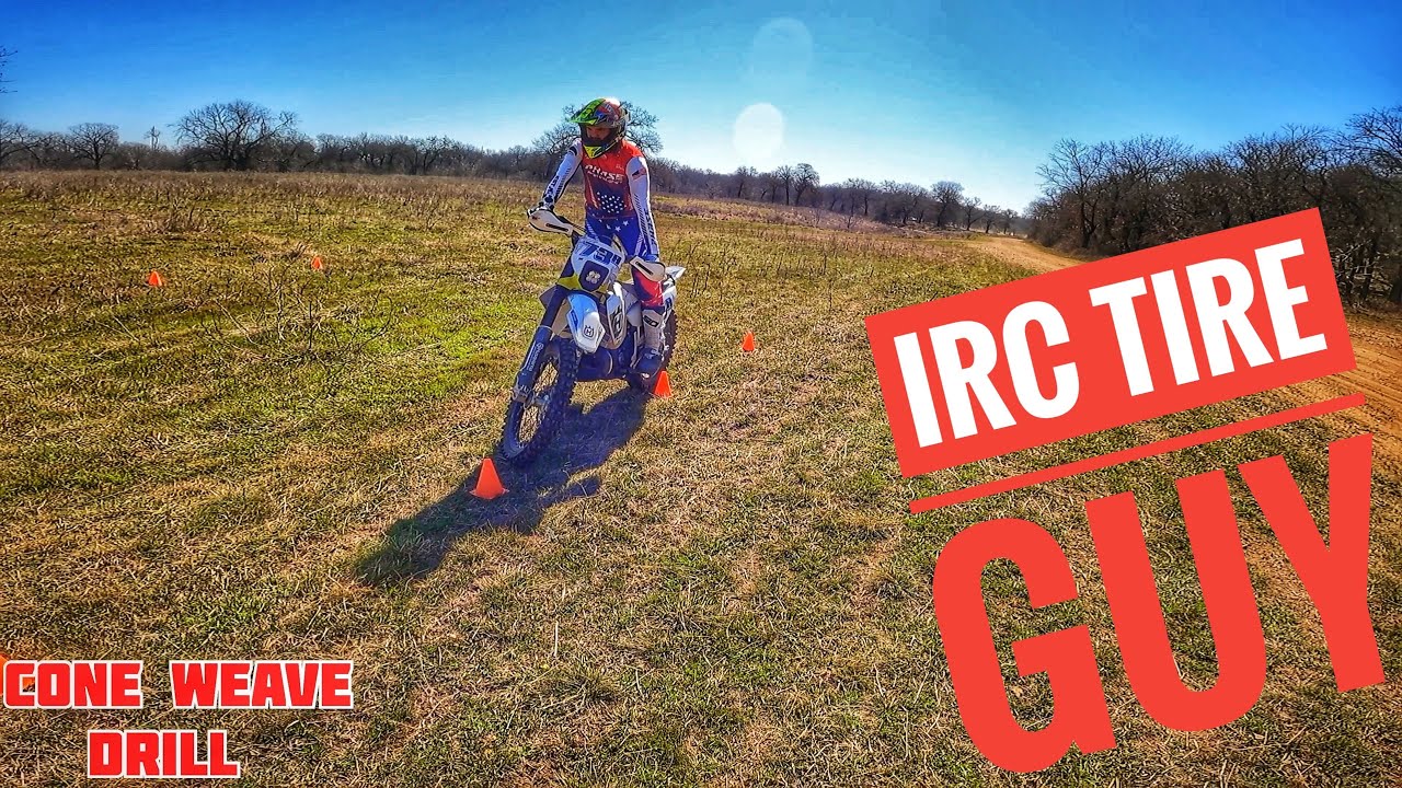 CONE WEAVE DRILL WITH IRC TIRE GUY RICH LARSEN #drill #technique #dirtbike #practice #enduro