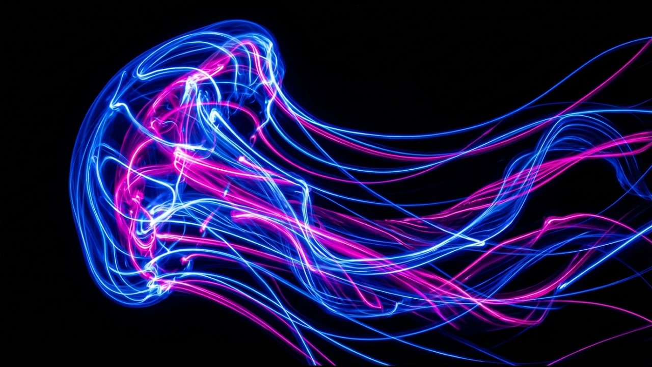 Fall Asleep Instantly | Bioluminescent Deep Sea "Avatar" World | 8K Visual Spa & Healing Music
