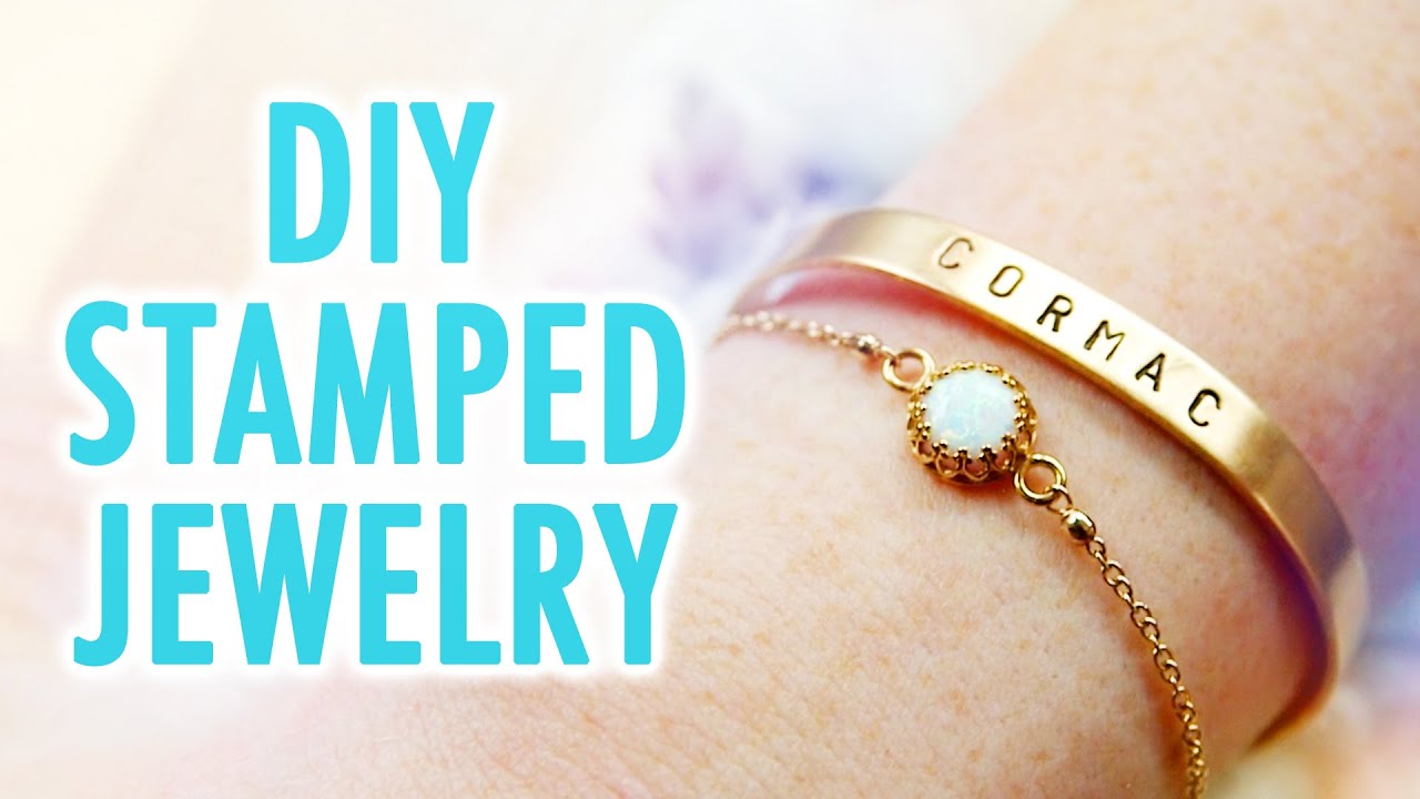 DIY Stamped Jewelry | How to Make Bracelets