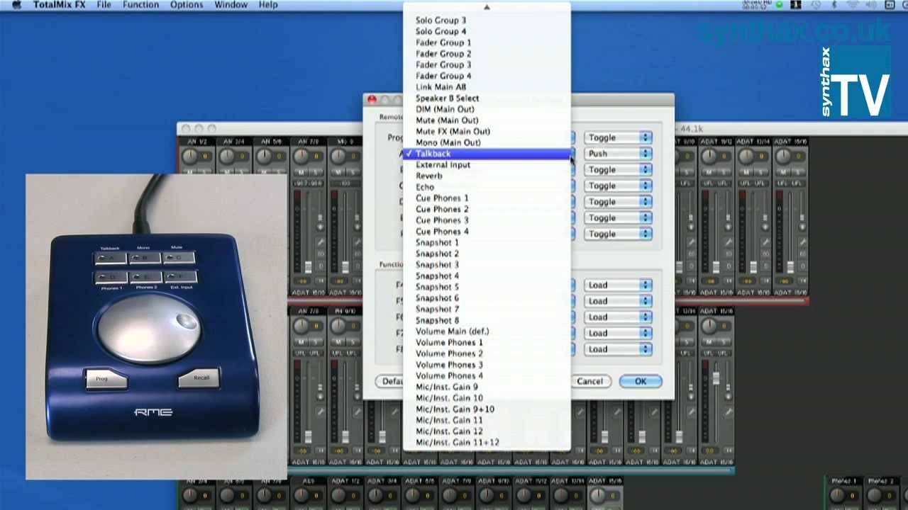 RME ARC Advanced Remote Control - Synthax TV