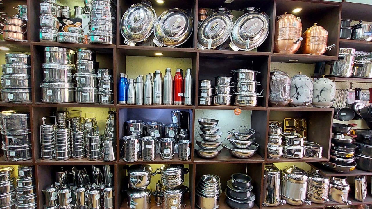 chickpet Bangalore wholesale kitchen products | kitchen& hotel kitchen items | stainless steel