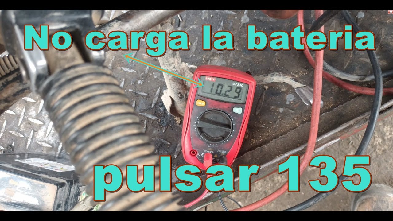 pulsar 135 no carga batería (Solucion)