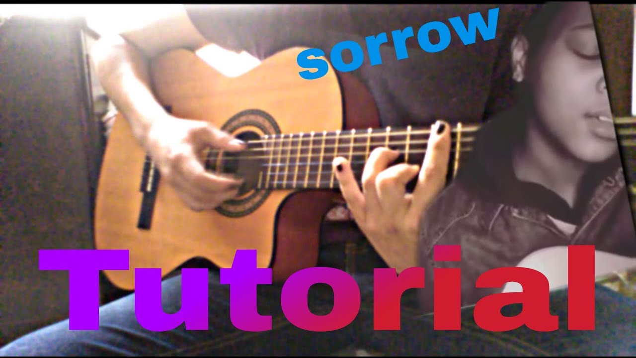 Como tocar sorrow de Shiloh Dynasty en guitarra acústica/Tutorial EsauBass