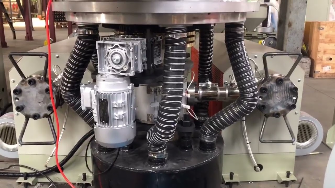 ABA LDPE double layer blown film extrusion with double winder and rotary die head