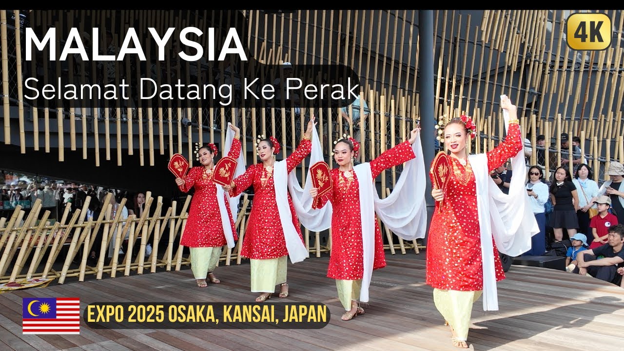 Malaysia | Welcome Dance from Perak (Red Costume Version) | Expo 2025 Osaka Kansai Japan
