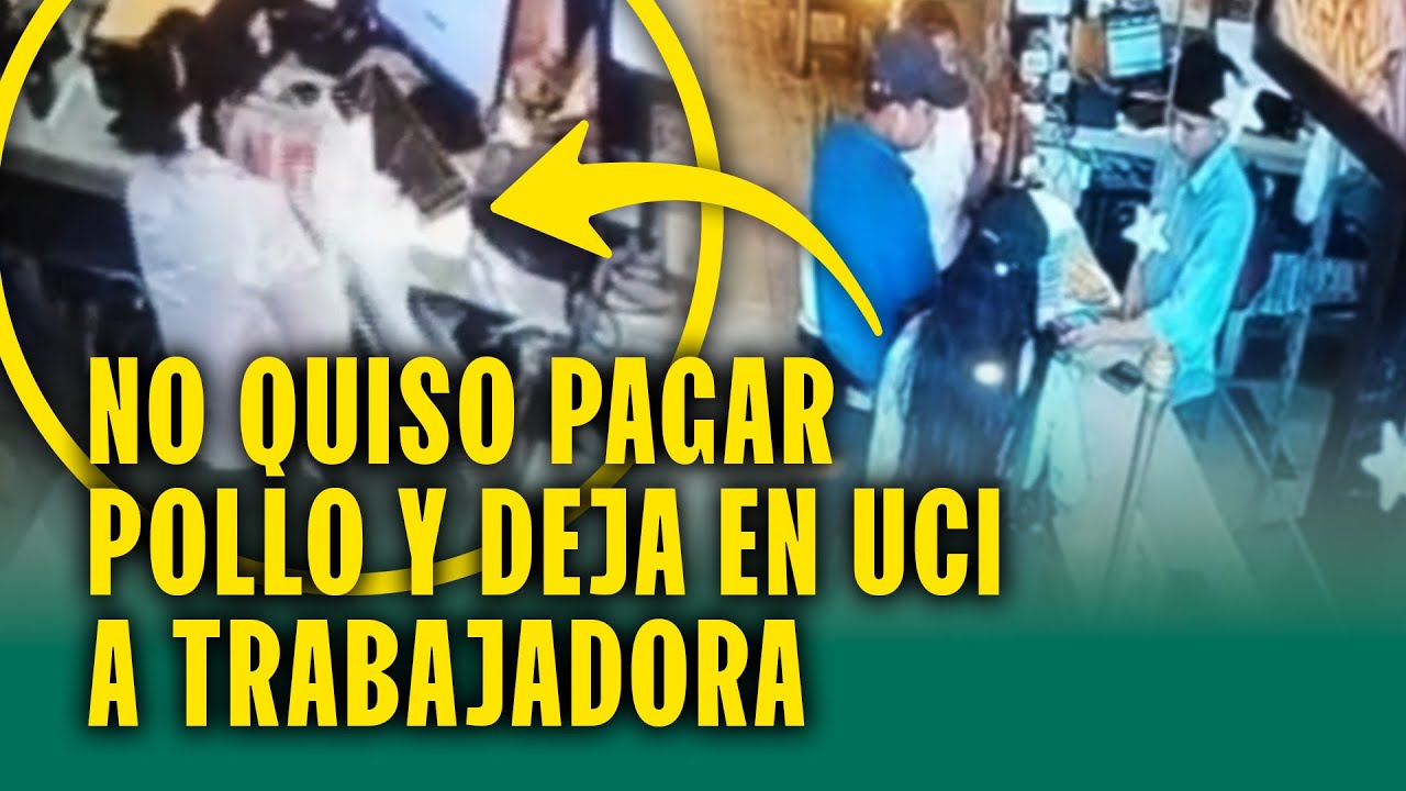 Mujer pega y arroja sustancia rara a trabajadora de restaurante: 