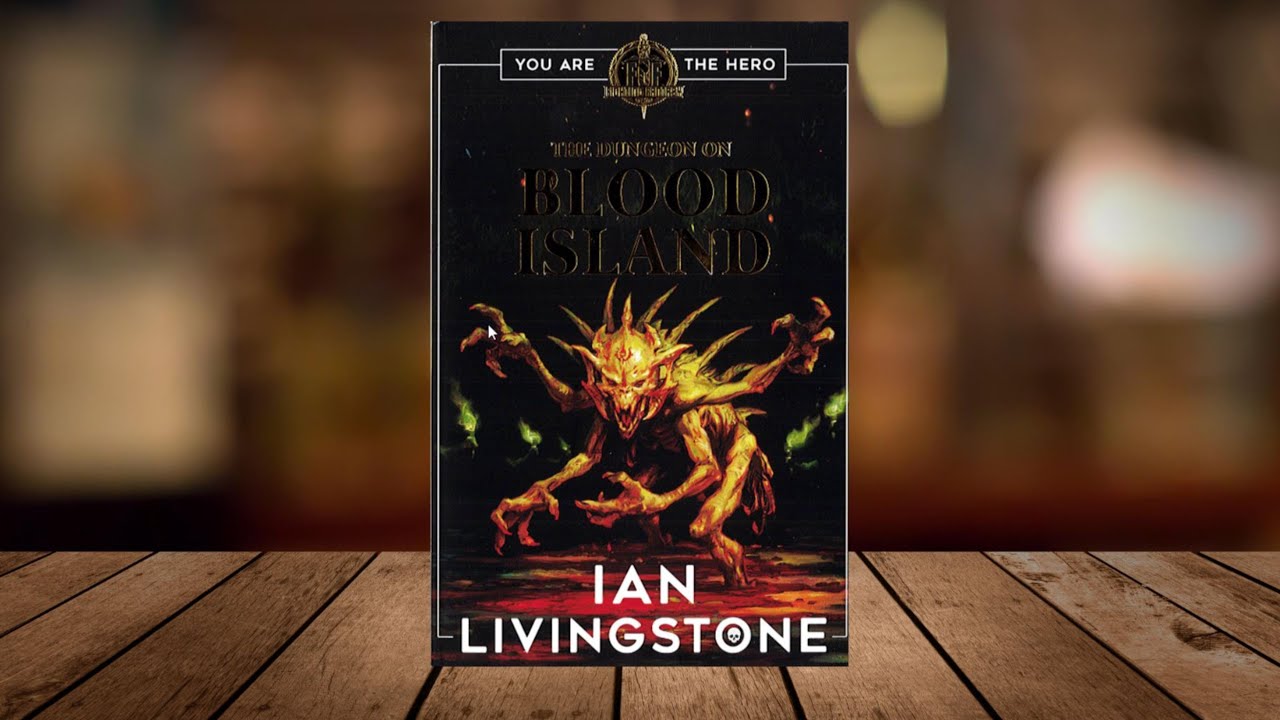 FIGHTING FANTASY -The Dungeon On Blood Island Review (Ian Livingstone)