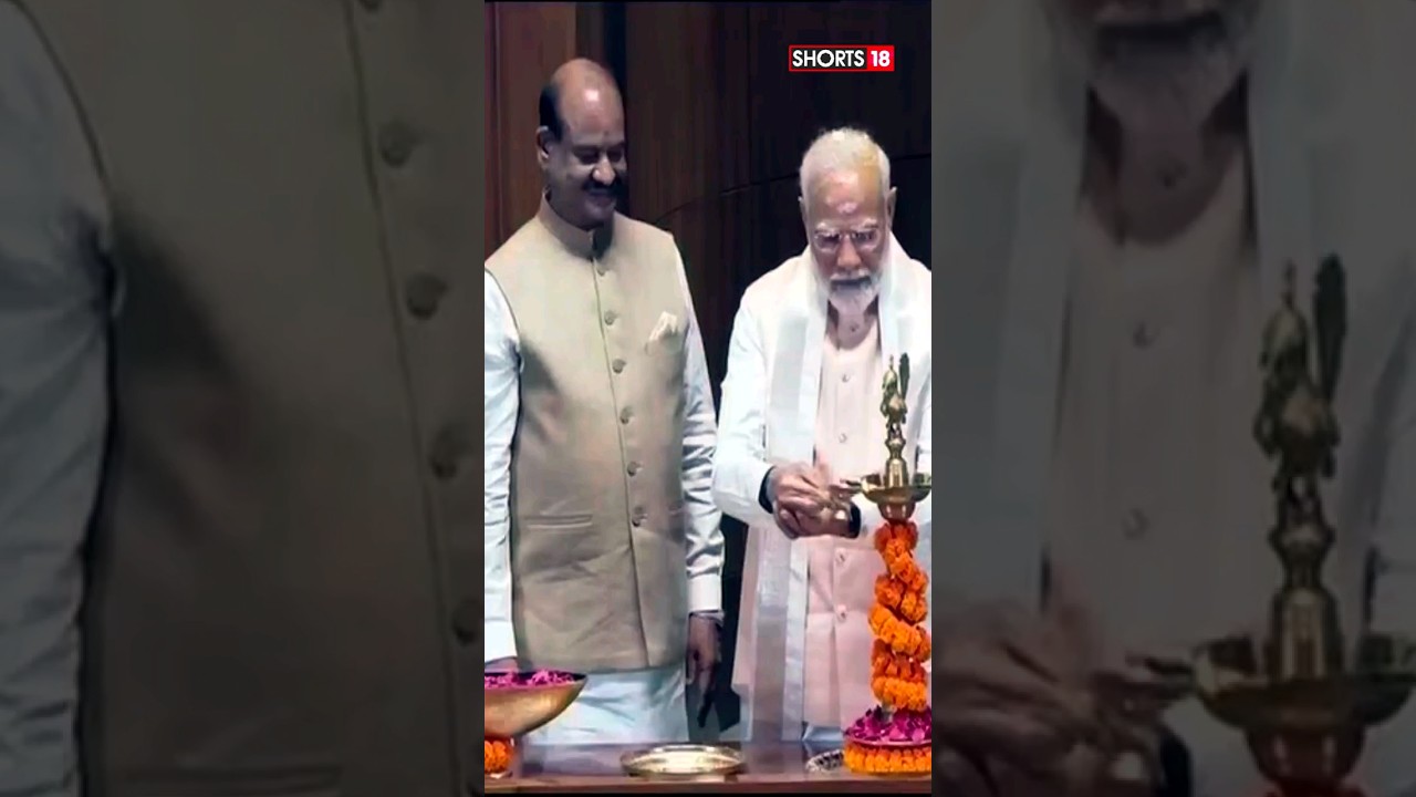 PM Modi Installs Sengol At The New Parliament Building | Central Vista | Speaker Om Birla