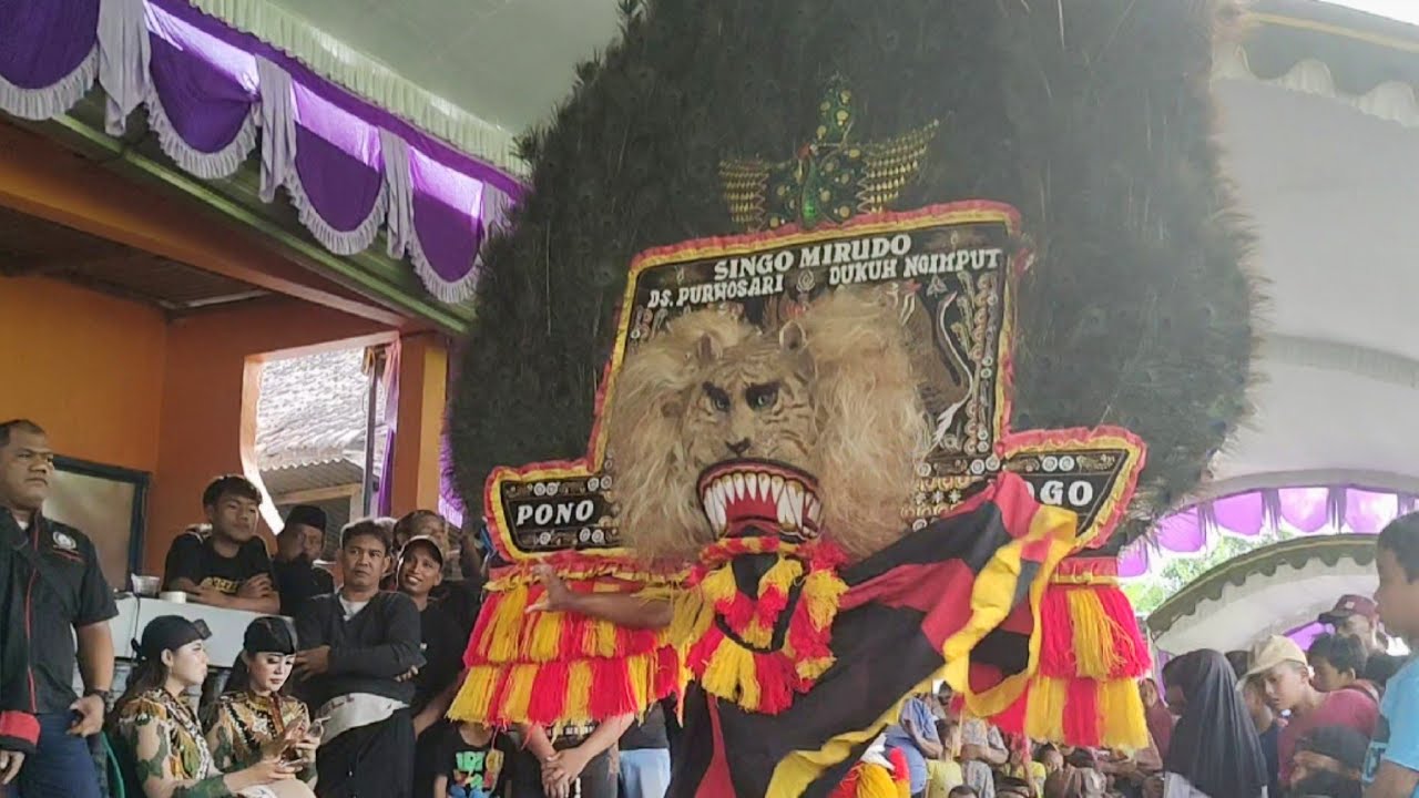 REOG PONOROGO SINGO MIRUDO DESA PURWOSARI BABADAN ATRAKSI GULUNG..