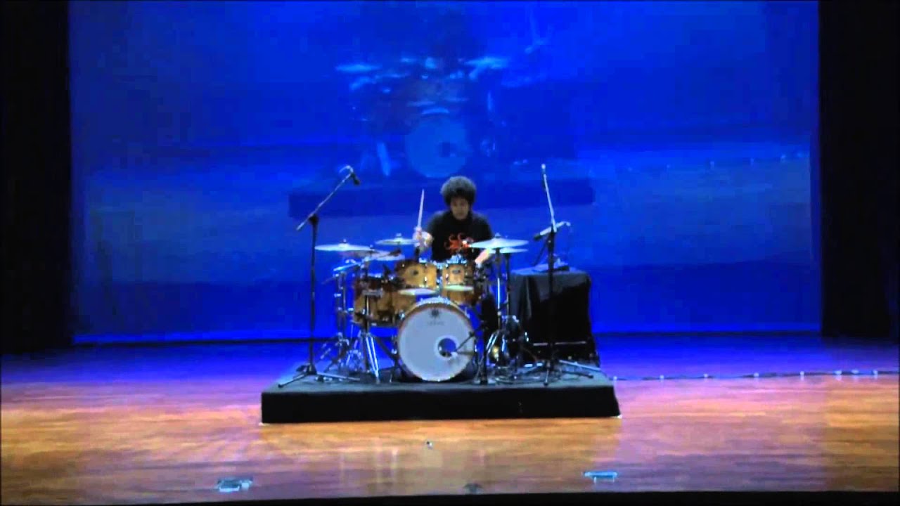 Samuel Rusli 1st Winner of Sakae Drum Competition 2014 - Kevin Powell's Track for Spanky