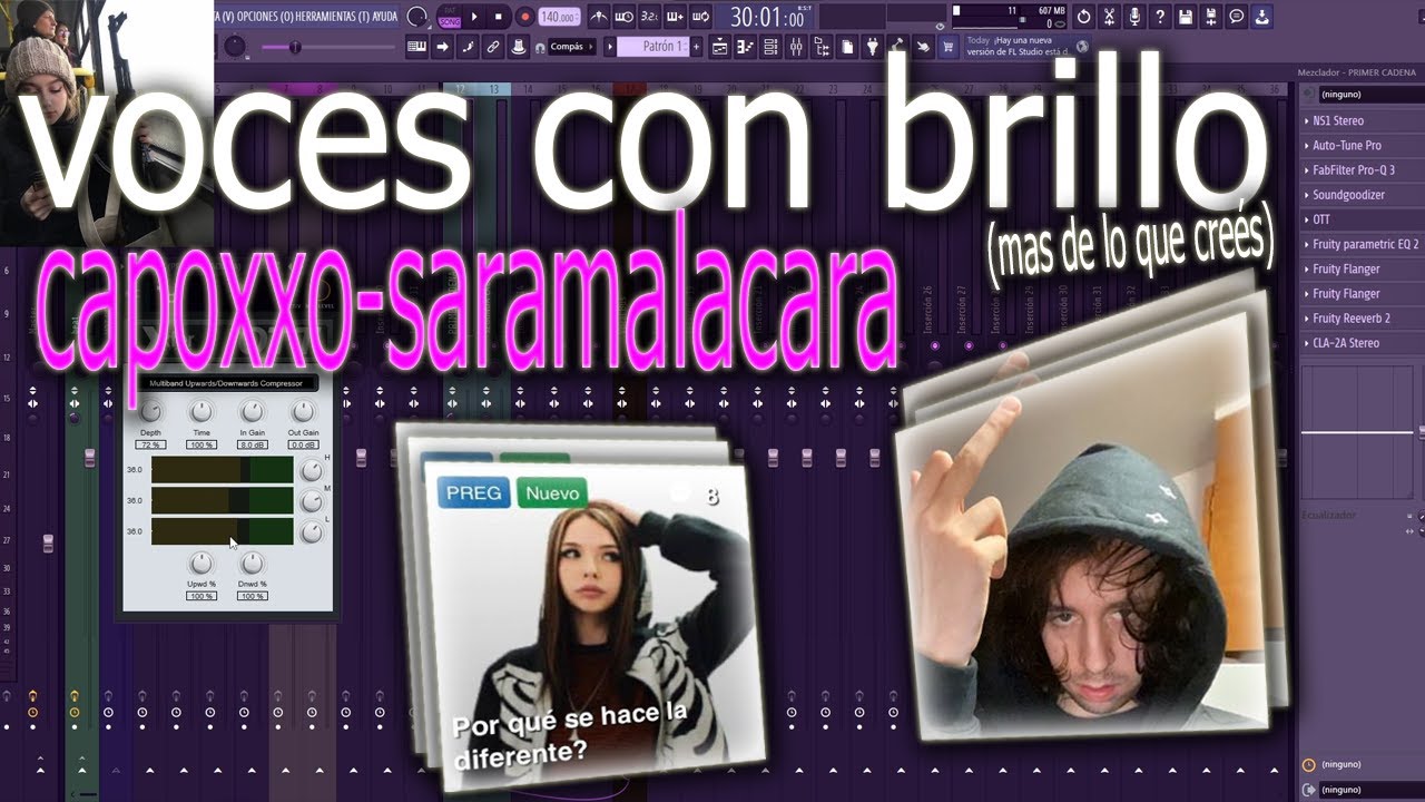 CADENA DE VOCES CON AIRE Y BRILLO (saramalacara & capoxxo)