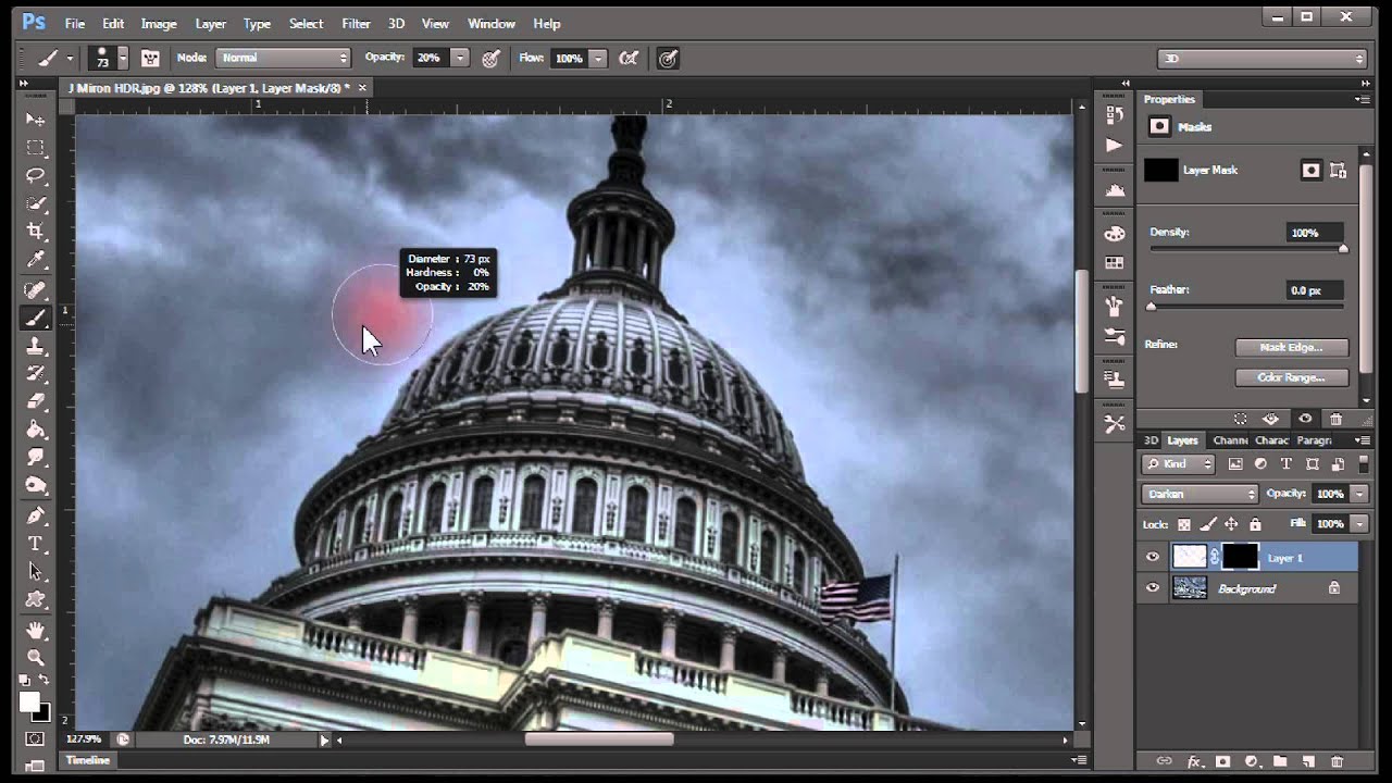 Removing Halo's In HDR Image By Jerome Miron
