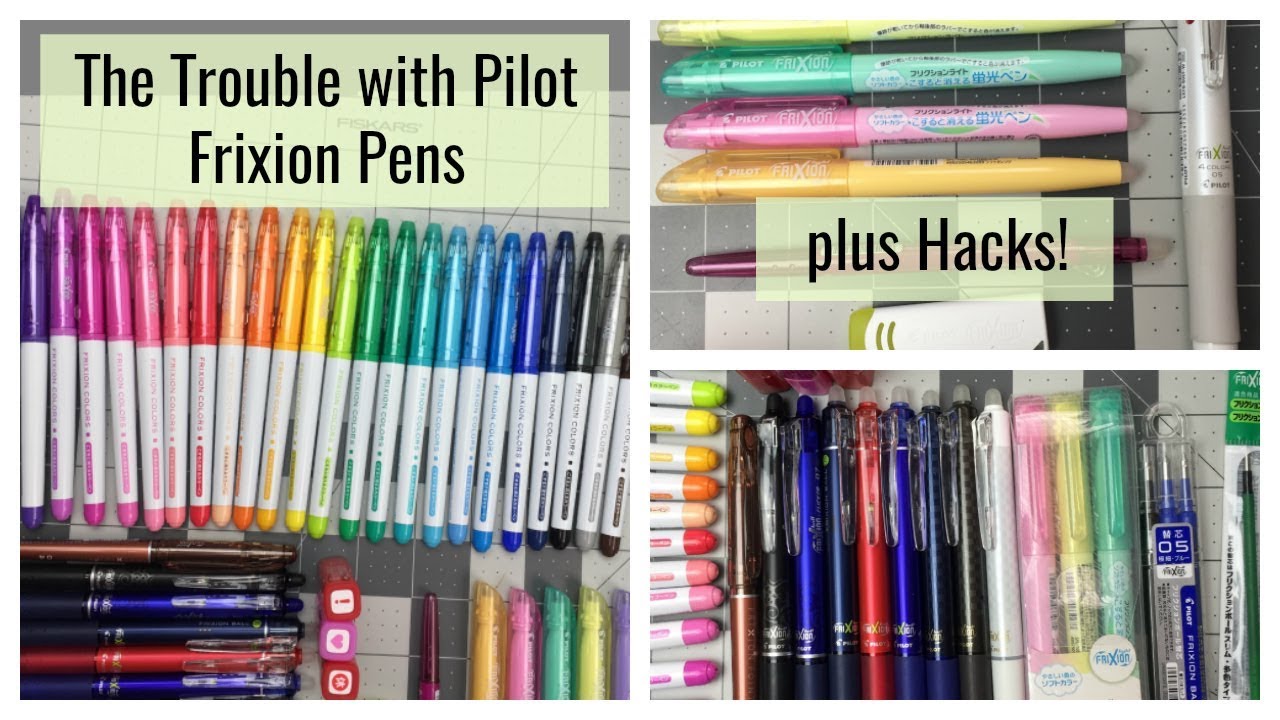 The Trouble with Pilot Frixion Pens: Review and Hacks