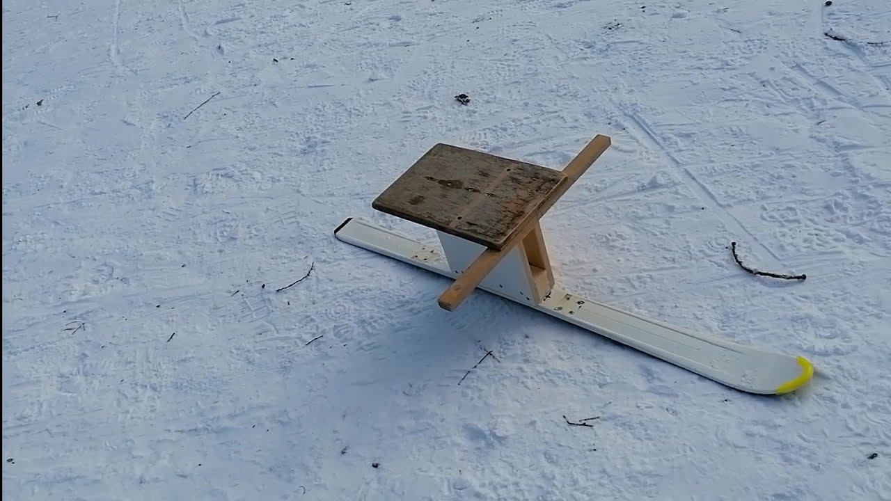 Ski Schlitten - ski sled DIY