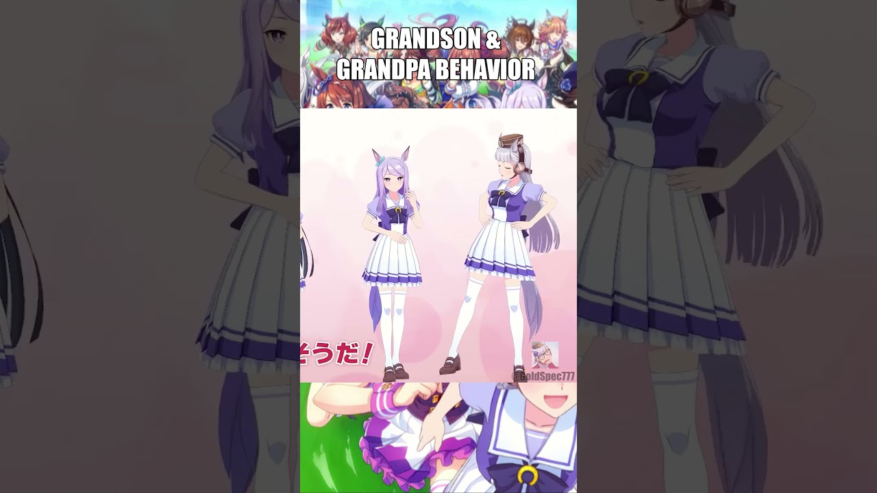 GOLD SHIP 🥇🛳  Golshi love grandpa McQueen... #umamusume #goldship #golshi #prettyderby #anime