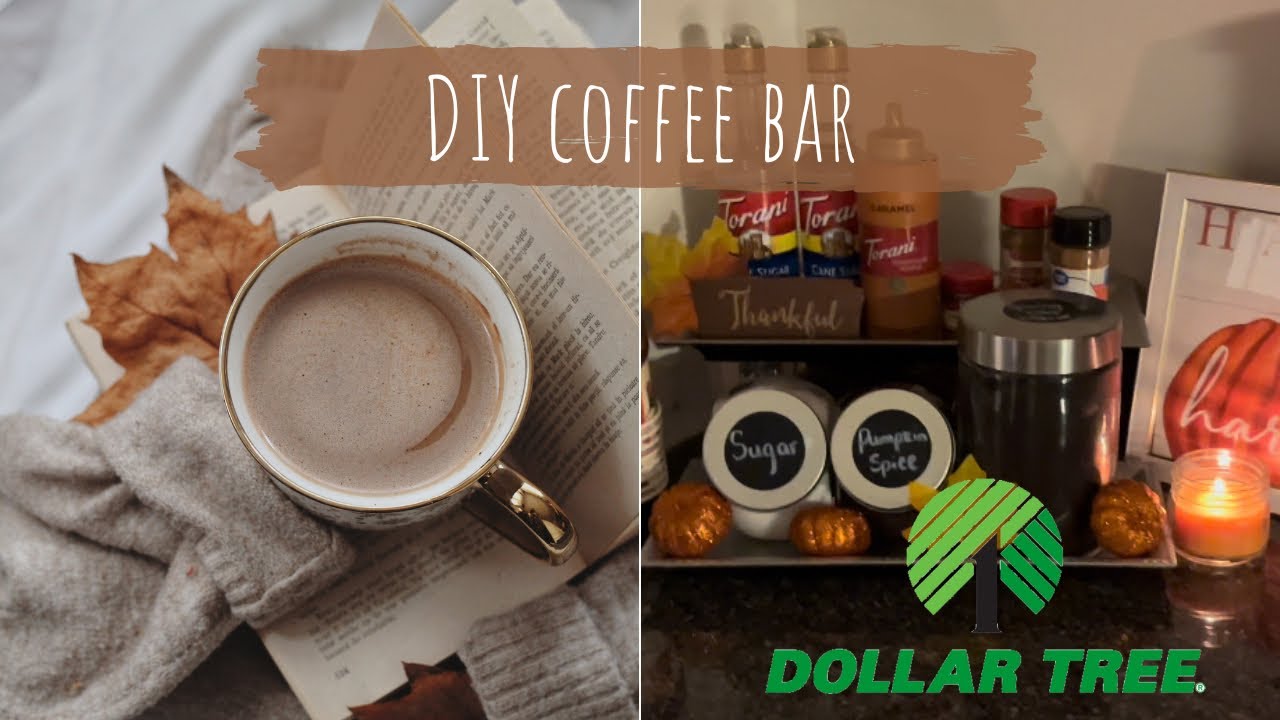 DIY Dollar Tree Coffee Bar, under $25