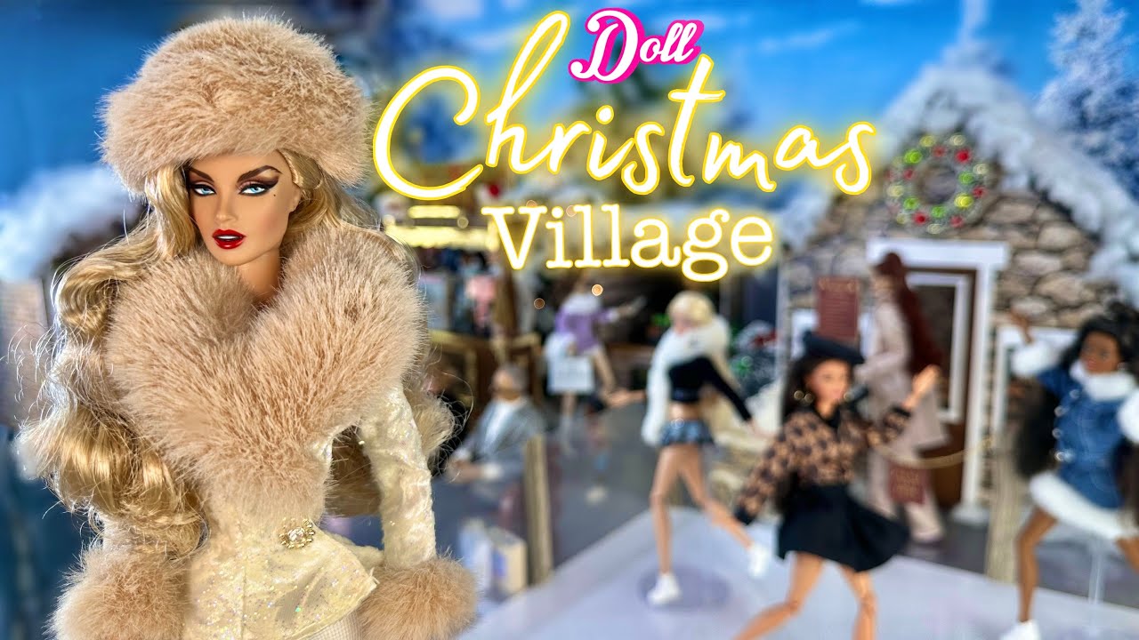 DIY Doll Christmas Village | Skating Rink | Santa’s Sleigh | Stores and MUCH MORE 