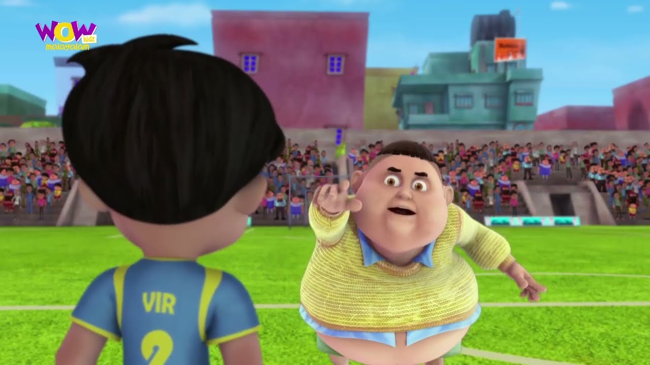 മത്സര ദിവസം | Vir The Robot Boy | New Compilation 184 | Malayalam Story | Cartoon