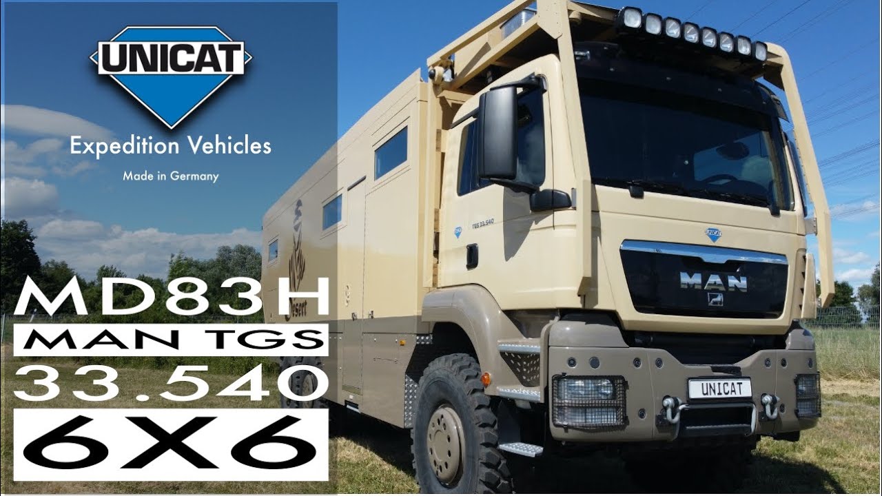 Экспедиционный автомобиль UNICAT MD83H MAN TGS 33.540 6X6