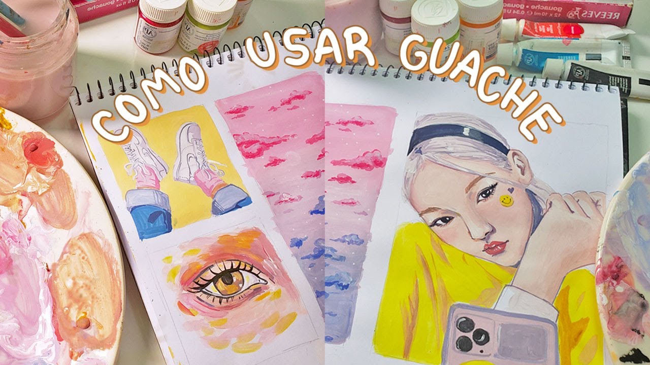 COMO PINTAR COM TINTA GUACHE | DICAS PARA NÃO SOFRER USANDO GUACHE