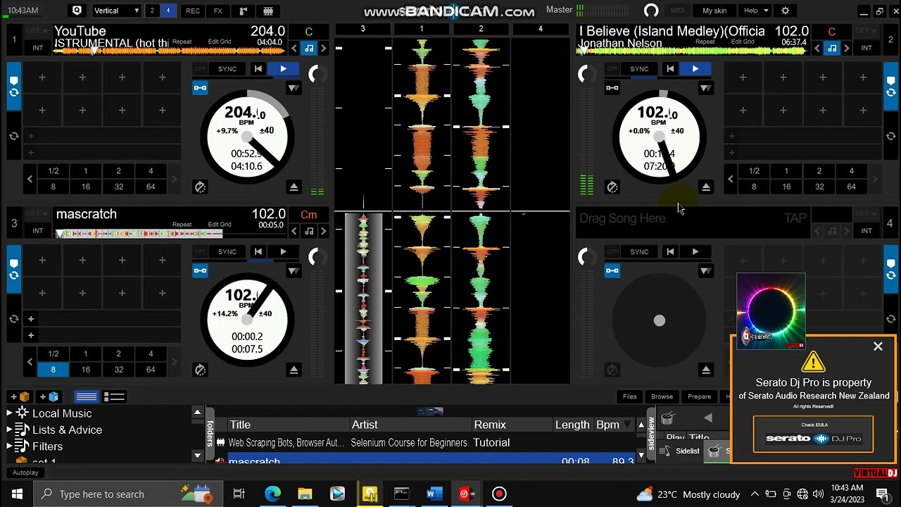 How to use a Recorded Scratch in Virtual DJ and Sound like a real Scratch 2024 (Virtual DJ Tutorial