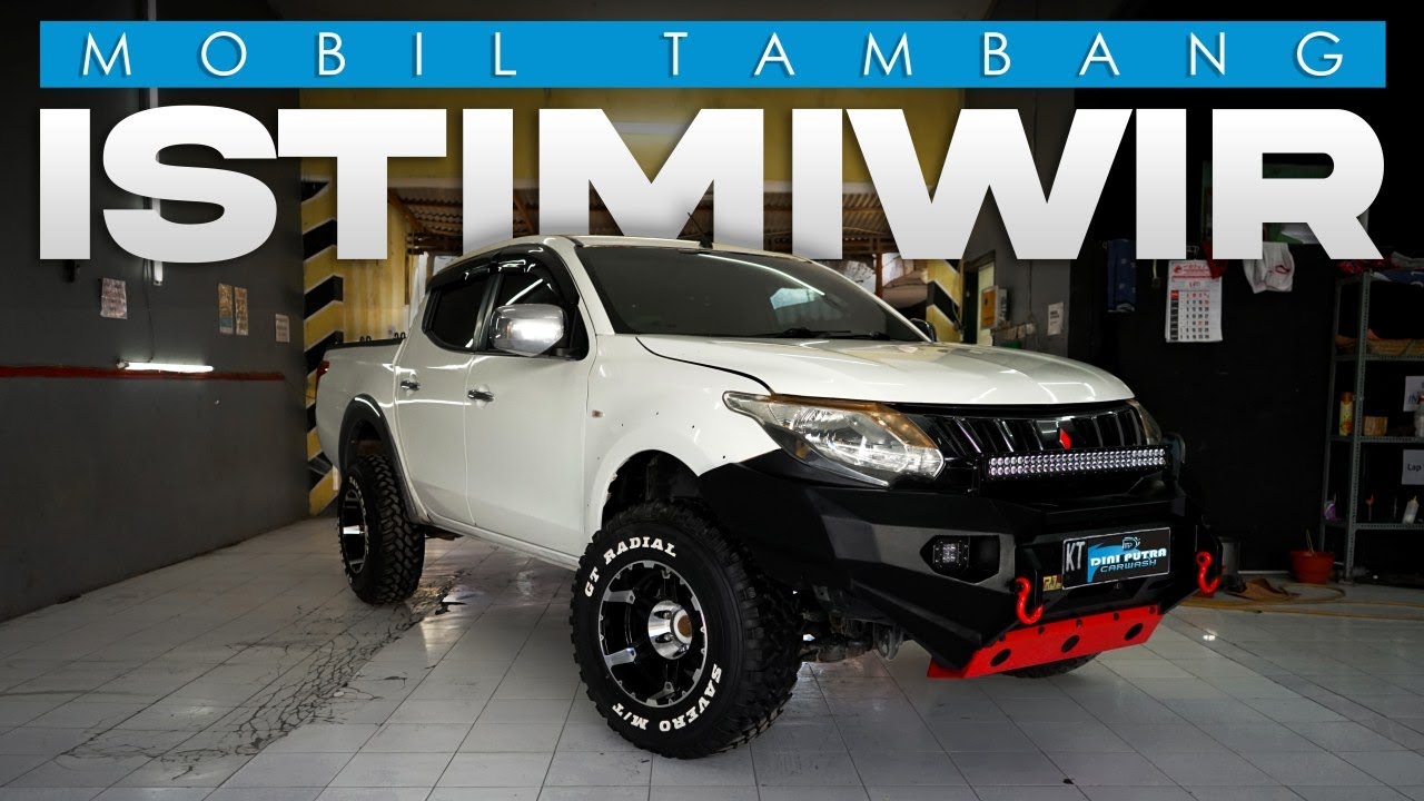 SALON MOBIL FULL MITSUBISHI STRADA TRITON BEKAS TAMBANG | Kinclong Hingga ke Sasisnya !!