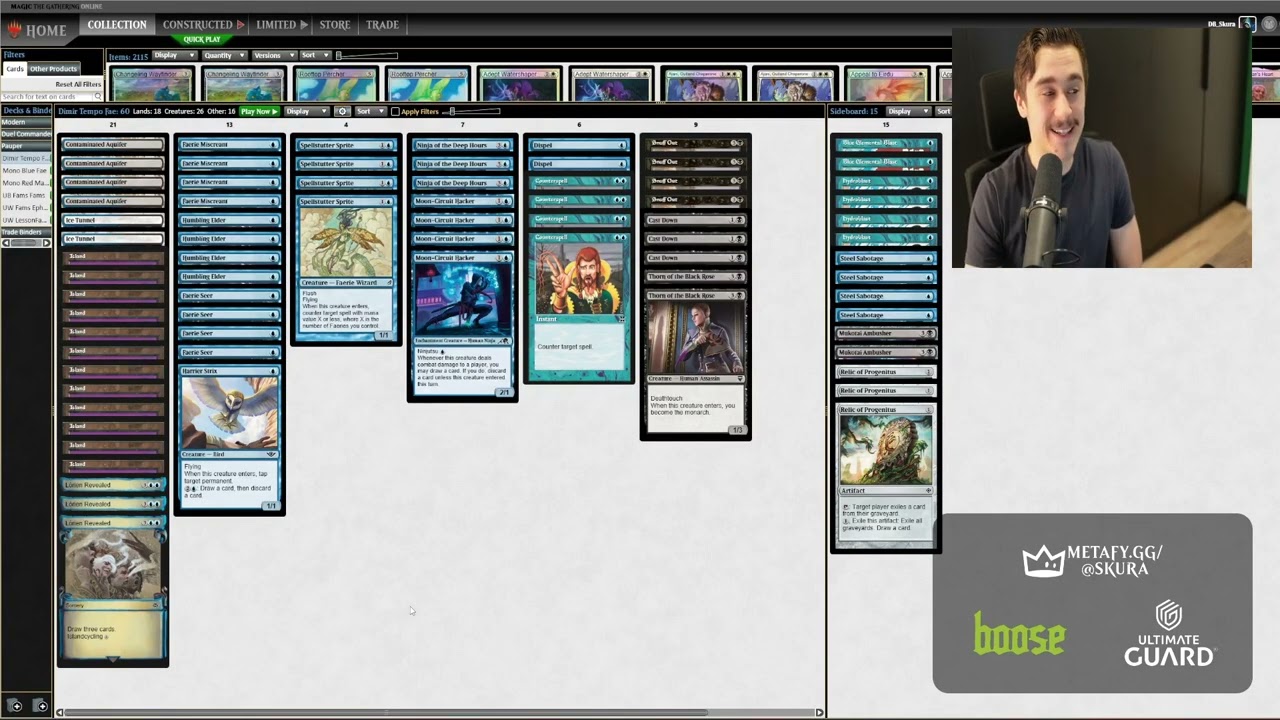 Dimir Tempo Fae - evolution and work in progress