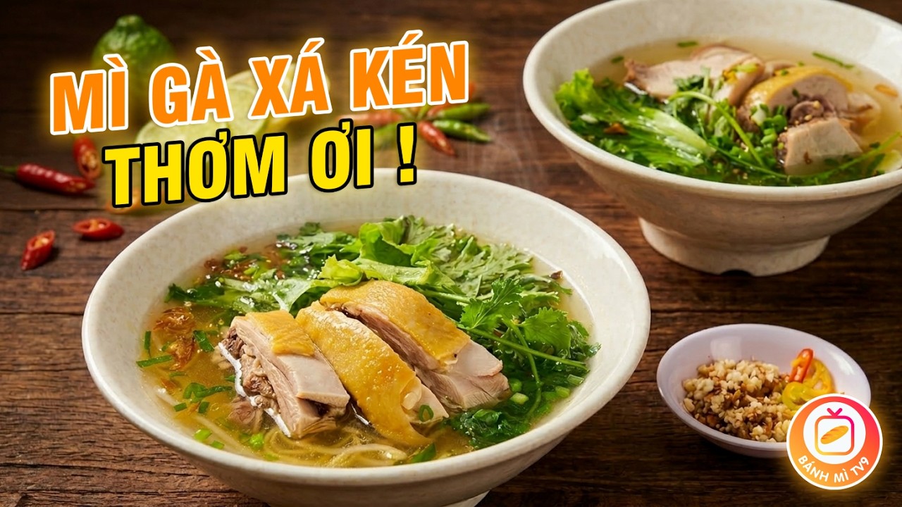 38K QUÁ RẺ! MÌ GÀ XÁ KÉN THƠM ƠI –GÀ TA MỀM MỌNG, THỊT DAI NGỌT CÙNG XÁ KÉN THƠM NGON! Saigon’s Best