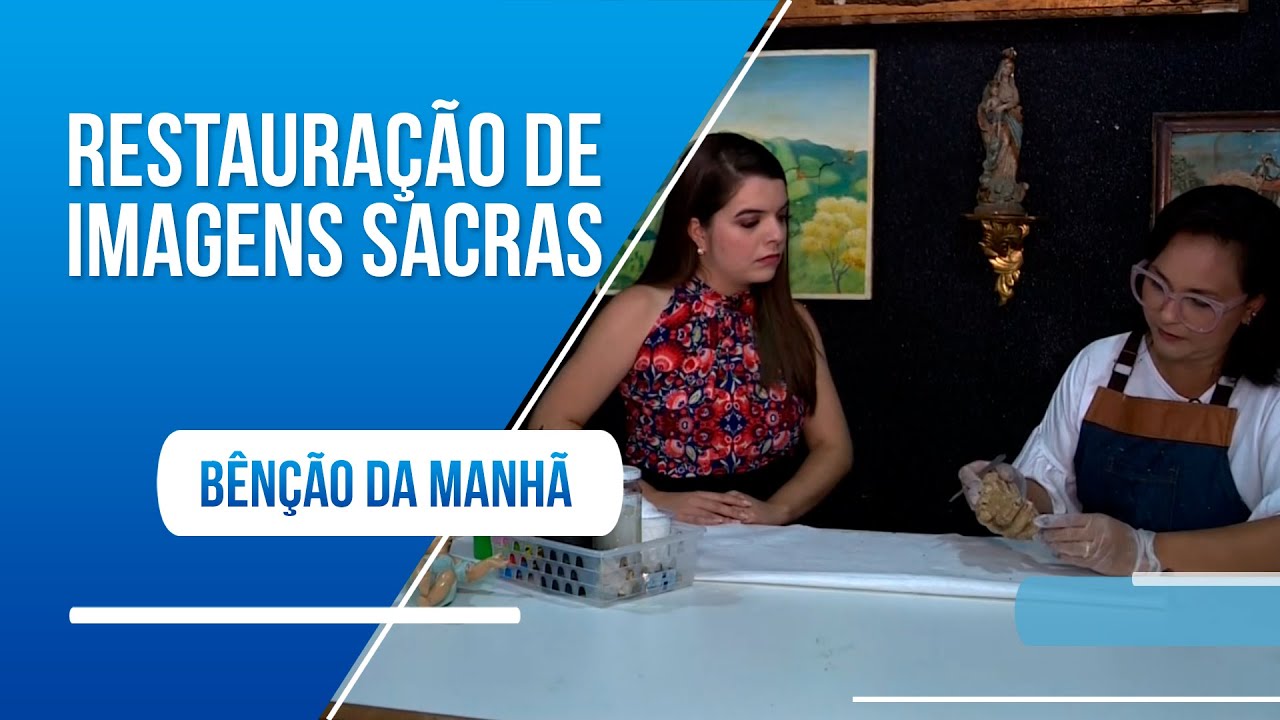 Conheça o trabalho de restauração que resgata importantes imagens sacras