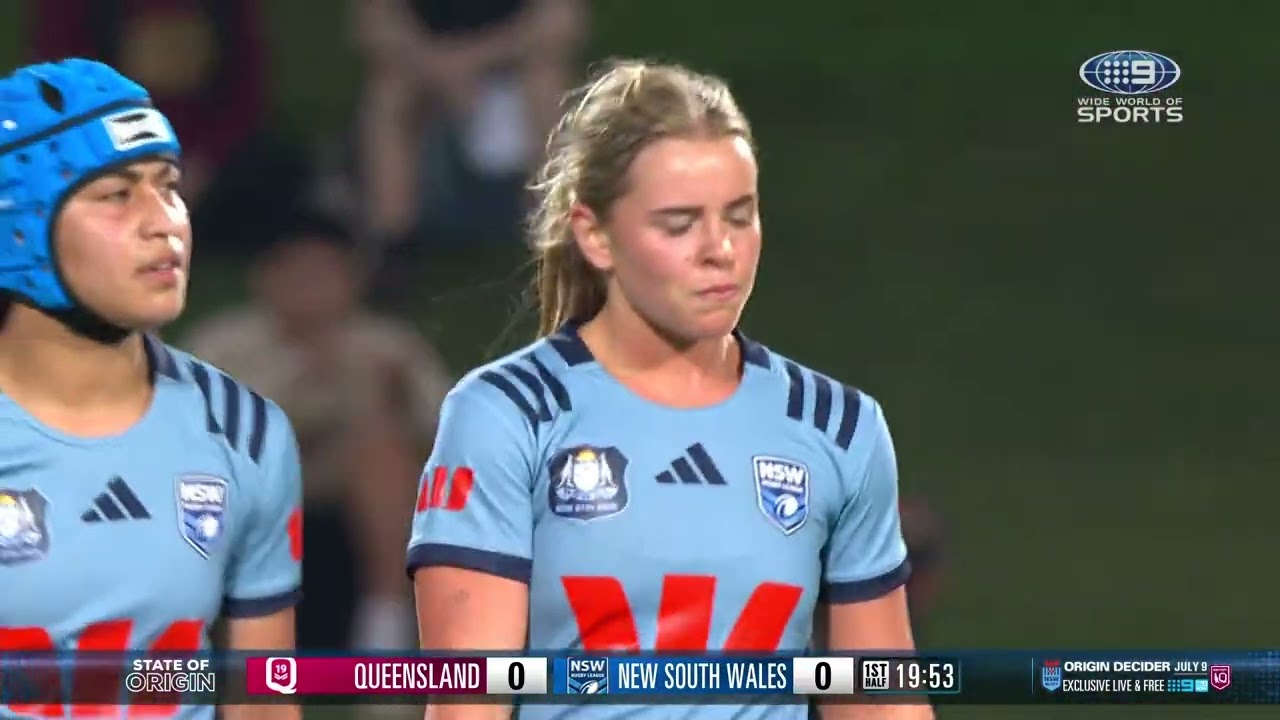 NRLW 2025 Under 19s State Of Origin QLD Vs NSW