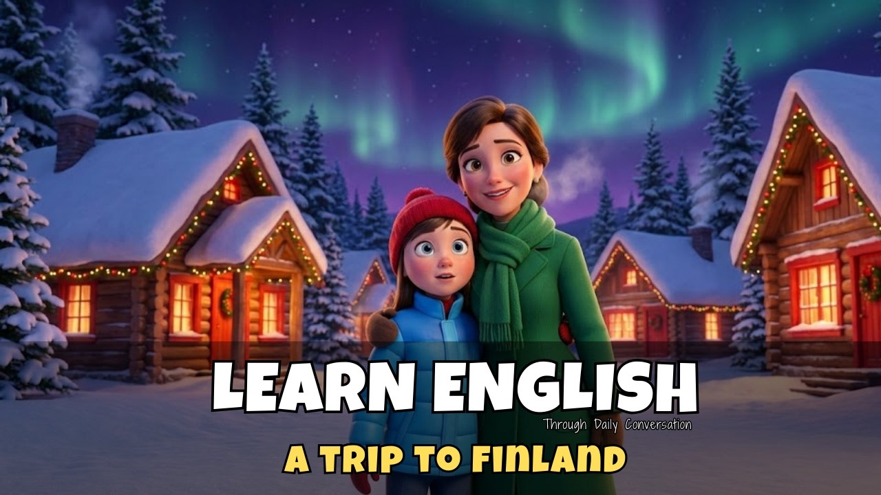 A Trip To Finland - Learn English Through Real Life Conversation Story (A1 A2)