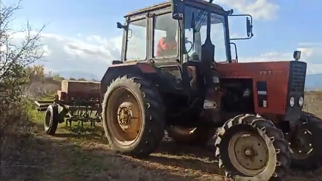 Σπορά σιταριού με σπαρτικη-Belarus 600