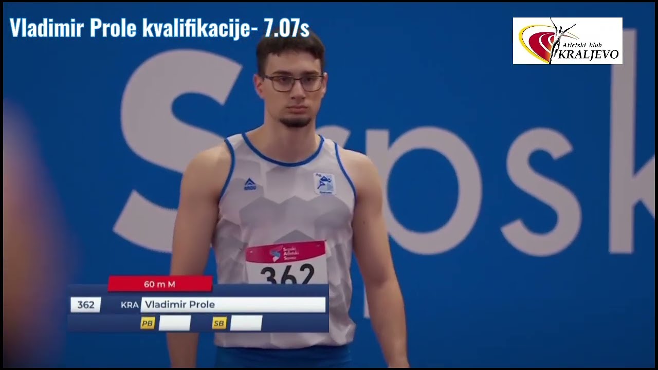 Prvenstvo Srbije za seniore u dvorani- 60m | Blagoje Korićanin i Vladimir Prole