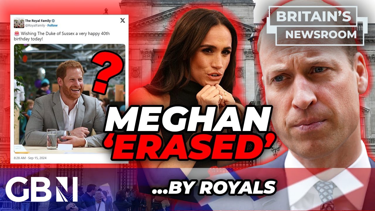 Royals launch UNPRECEDENTED snub of Meghan Markle in 'passive aggressive' birthday message to Harry