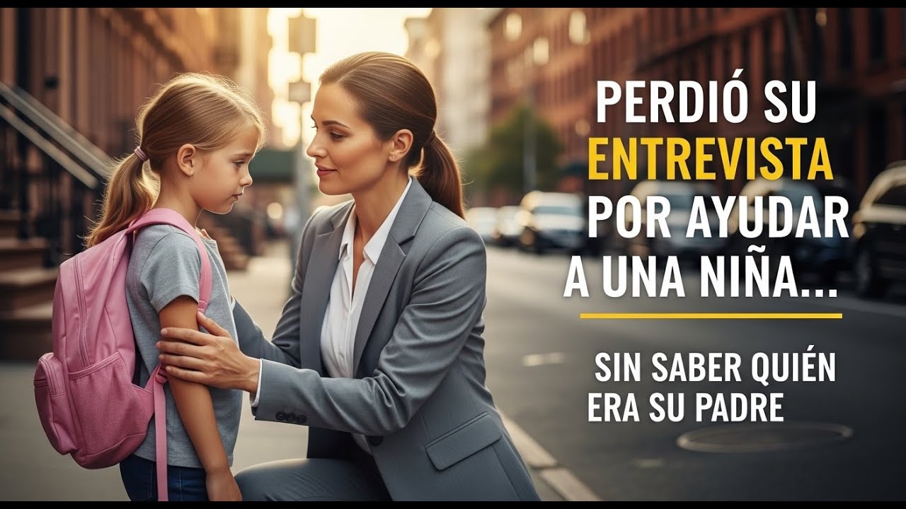 Perdió Su Entrevista Por Ayudar a una Niña… Sin Saber Quién Era Su Padre