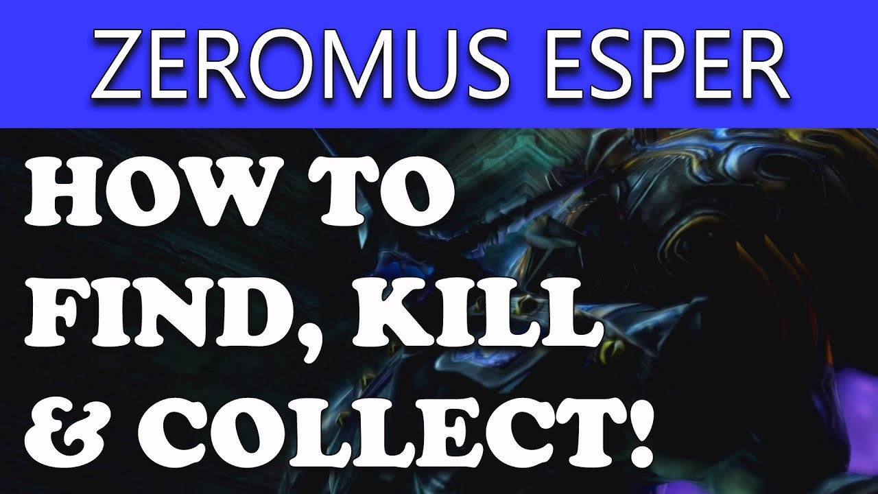 Final Fantasy XII The Zodiac Age - HOW TO FIND & KILL ZEROMUS (FF12 Esper Zeromus Guide)