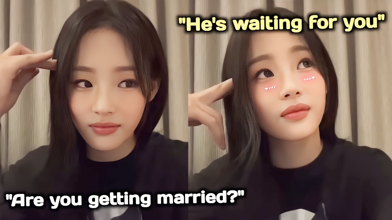 HANNI wants MINJI to decide quickly if she is going to get married because someone is waiting